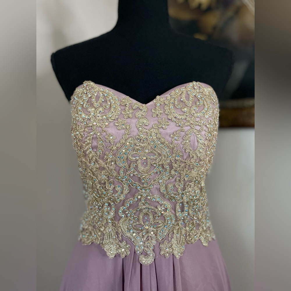 Purple prom dress